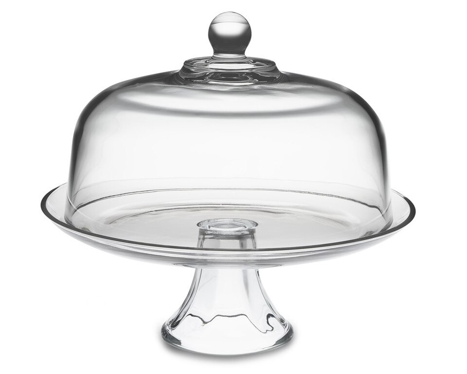 Glass Domed Cake Plate/Punch Bowl Williams Sonoma Australia